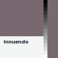 Color chip: Innuendo