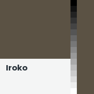 Color chip: Iroko