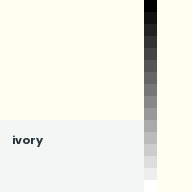 Color chip: Ivory