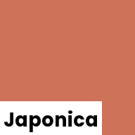 Color chip: Japonica