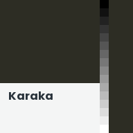 Color chip: Karaka