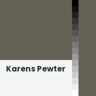 Color chip: Karens Pewter
