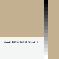 Color chip: Khaki (HTML/CSS) (Khaki)