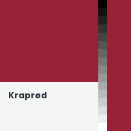 Color chip: Kraprød