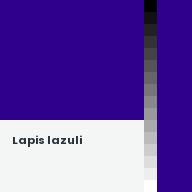 Color chip: Lapis lazuli