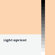 Color chip: Light apricot