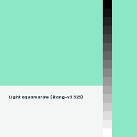 Color chip: Light aquamarine (Bang-v3 323)