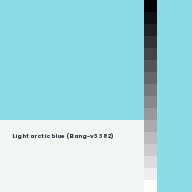Color chip: Light arctic blue (Bang-v3 382)