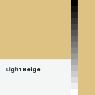 Color chip: Light Beige