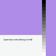 Color chip: Light blue violet (Bang-v3 521)