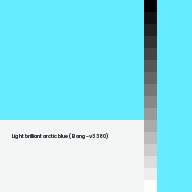 Color chip: Light brilliant arctic blue (Bang-v3 380)