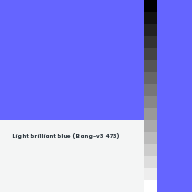 Color chip: Light brilliant blue (Bang-v3 473)