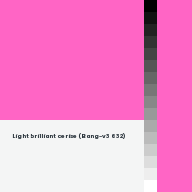 Color chip: Light brilliant cerise (Bang-v3 632)