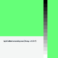 Color chip: Light brilliant emerald green (Bang-v3 267)