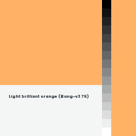 Color chip: Light brilliant orange (Bang-v3 79)
