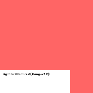 Color chip: Light brilliant red (Bang-v3 21)