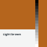 Color chip: Light brown