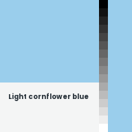 Color chip: Light cornflower blue