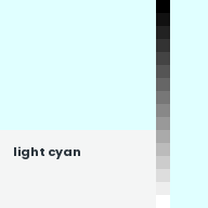 Color chip: Light cyan