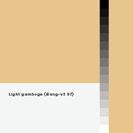 Color chip: Light gamboge (Bang-v3 97)