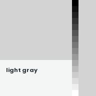 Color chip: Light gray