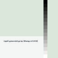 Color chip: Light greenish gray (Bang-v3 249)