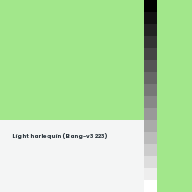 Color chip: Light harlequin (Bang-v3 223)