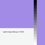 Color chip: Light indigo (Bang-v3 508)