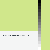Color chip: Light lime green (Bang-v3 169)