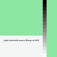 Color chip: Light malachite green (Bang-v3 282)