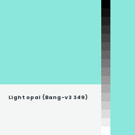 Color chip: Light opal (Bang-v3 349)