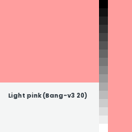 Color chip: Light pink (Bang-v3 20)