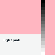 Color chip: Light pink