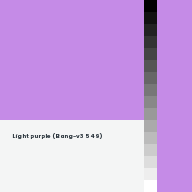 Color chip: Light purple (Bang-v3 549)