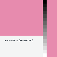 Color chip: Light raspberry (Bang-v3 662)