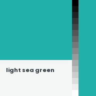 Color chip: Light sea green
