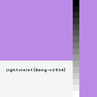 Color chip: Light violet (Bang-v3 534)