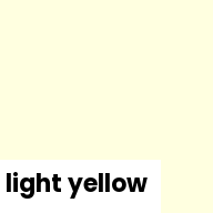 Color chip: Light yellow