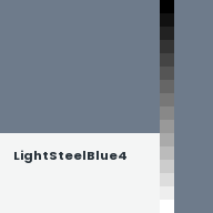Color chip: LightSteelBlue4