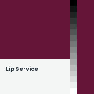 Color chip: Lip Service