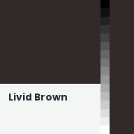 Color chip: Livid Brown