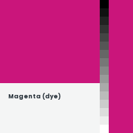 Color chip: Magenta (dye)