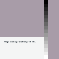 Color chip: Magentaish gray (Bang-v3 593)
