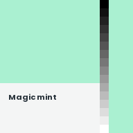 Color chip: Magic mint