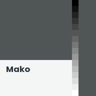 Color chip: Mako
