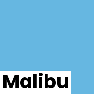 Color chip: Malibu