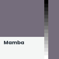 Color chip: Mamba