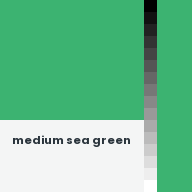 Color chip: Medium sea green