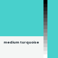 Color chip: Medium turquoise