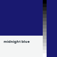 Color chip: Midnight blue